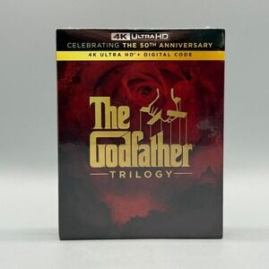 The Godfather Trilogy 50th Anniversary Ultra HD 4k Blu-ray Box Set New Sealed